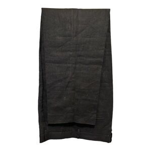 Trousers Only New York Women's Size 12 Black Tapered Leg Linen Pants